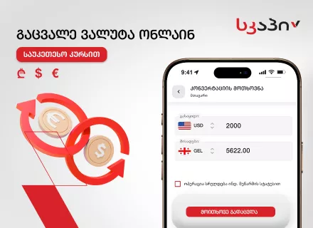 გაცვალე ვალუტა სკაპით
